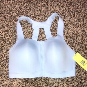 All In Motion Front Zip High Support Molded Cup Sports Bra Size 38C | NWT